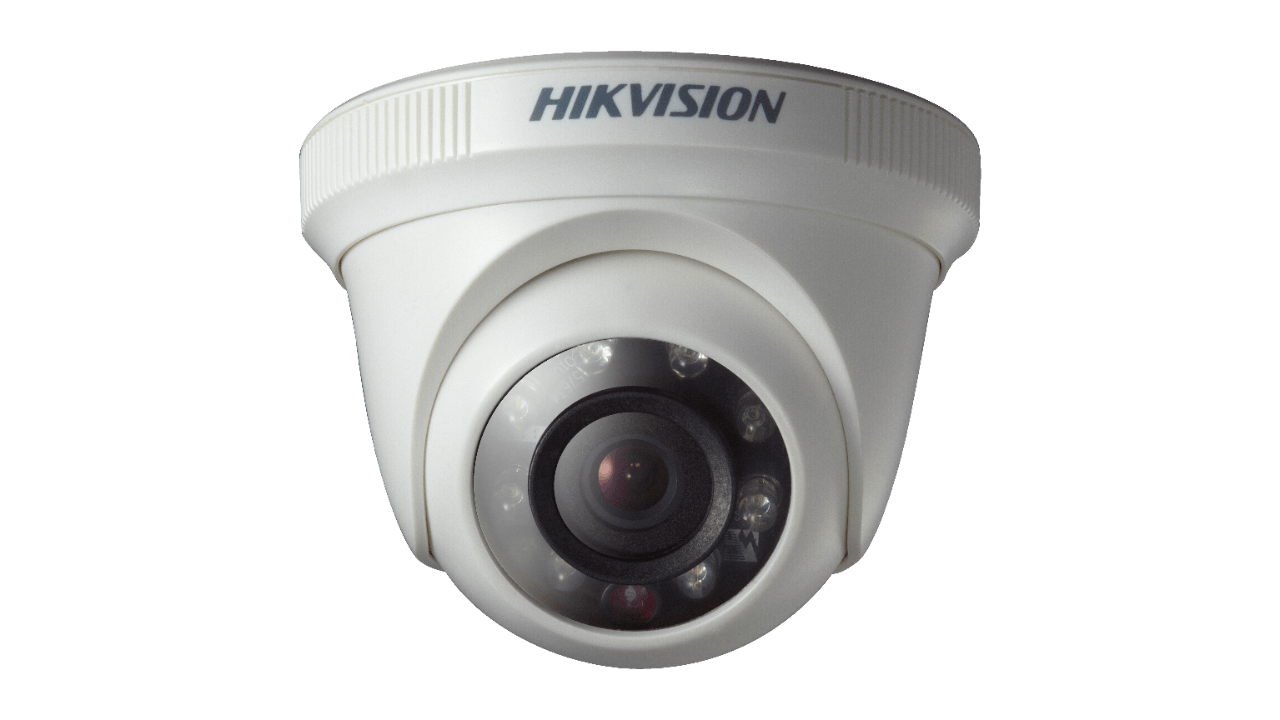 HIKVISION HD1080P Turbo Indoor Dome IR Turret Camera, Fixed 2.8mm Lens, NTSC 