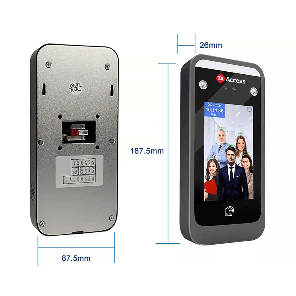 TA-AI06 Attendance and Access Control System with AI Face Recognition 