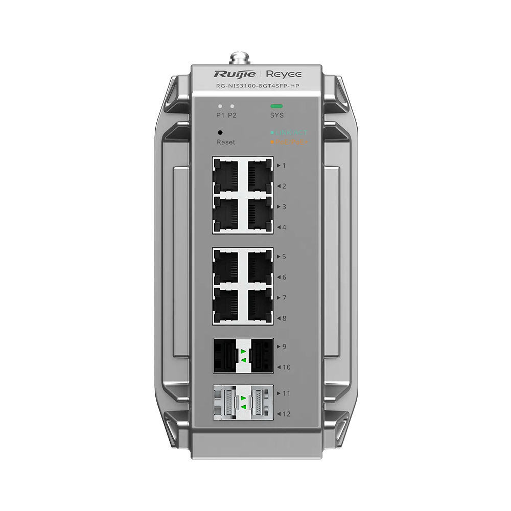 Switch Ruijie 8 port POE+ 4 SFP 