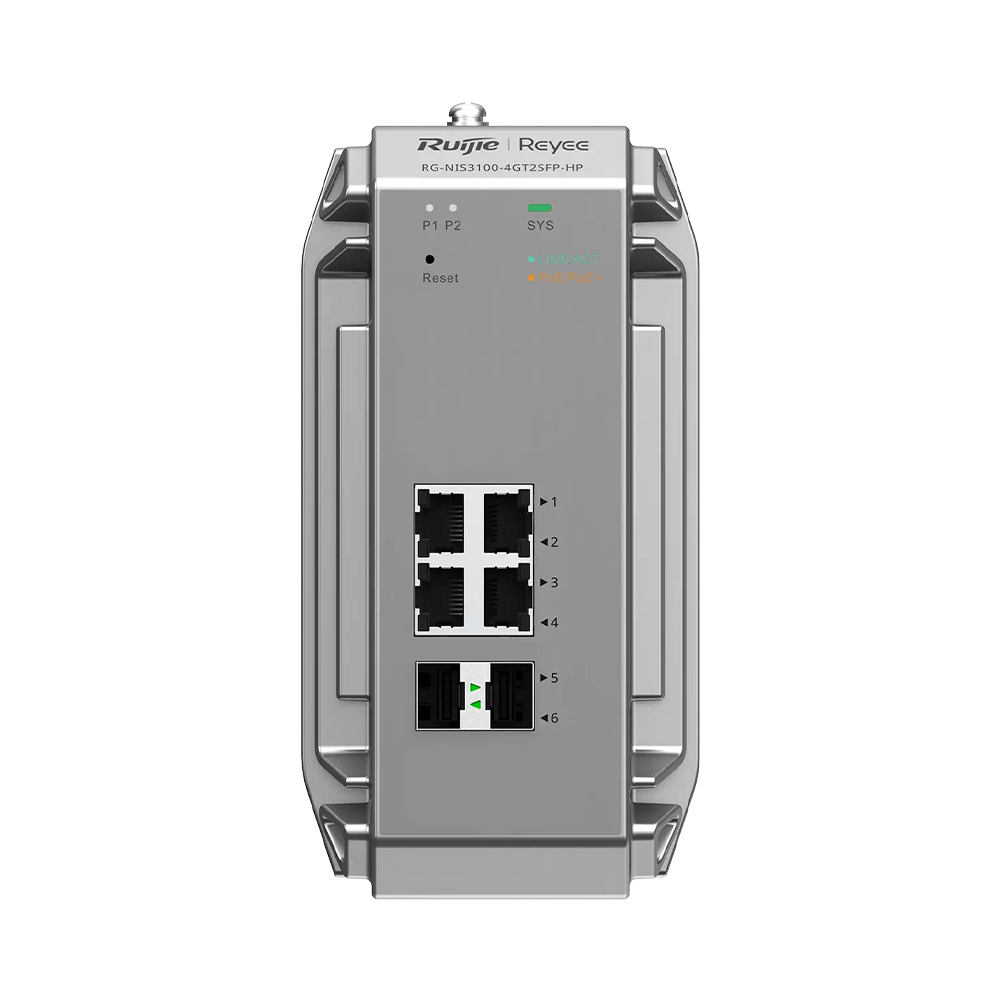 Switch Ruijie 4 port POE+ 2 SFP 