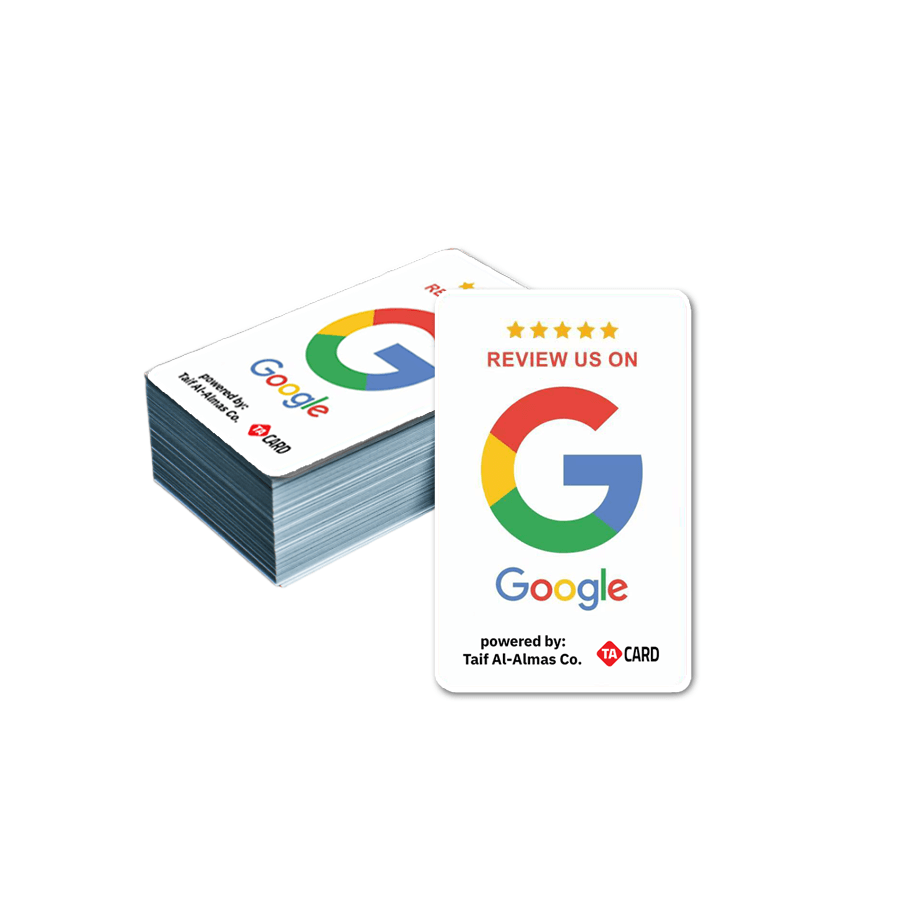 Smart Google Maps Review Card With NFC technology